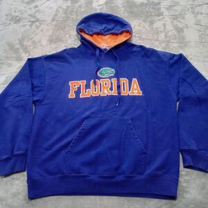 Vintage Florida Gators Hoodie Hooded Sweatshirt Mens XL‎ Blue Embroidered Logo